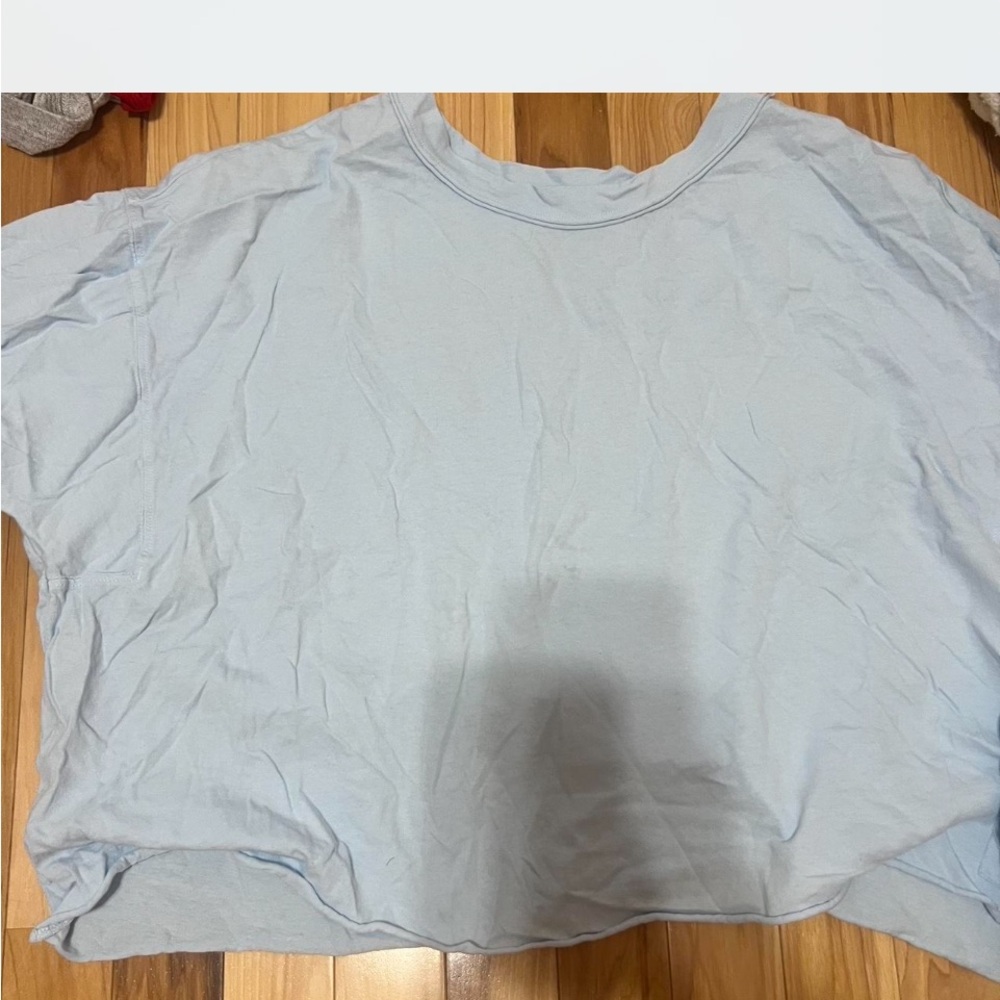 FP Movement by Free People Light Blue Short Sleeve Tee